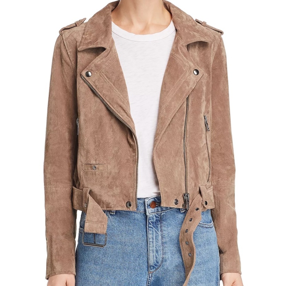 BLANKNYC Suede Moto Jacket